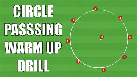 Circle Passing Warm Up Drill Footballsoccer Youtube