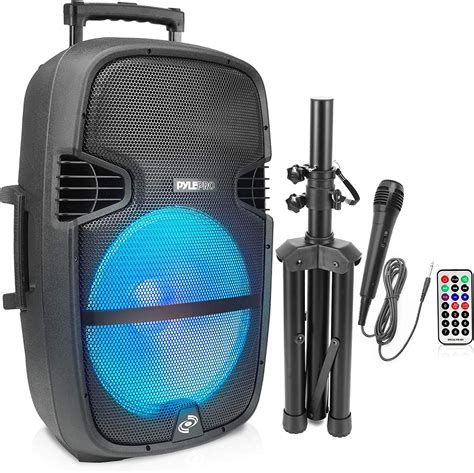 Pyle Portable Bluetooth Pa Speaker System 2000w Active Powered