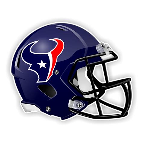 Houston Texans Football Helmet Precision Cut Decal Sticker