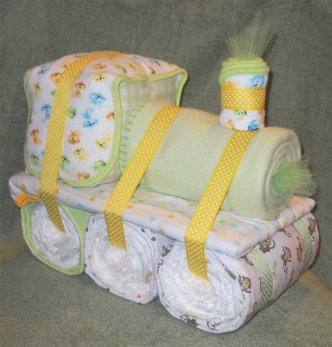 How To Make An Adorable Choo Choo Train Diaper Cake Baby Shower T
