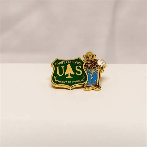 Forest Service Smokey Lapel Pin Usda Employee Services And Recreation