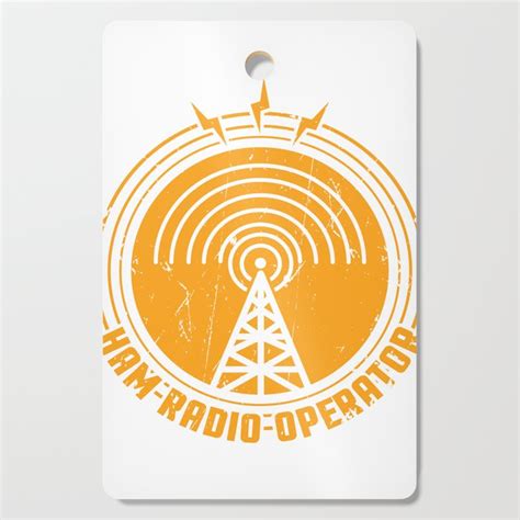 Ham Radio Operator Funny Print T For Men And Women Cutting Board By