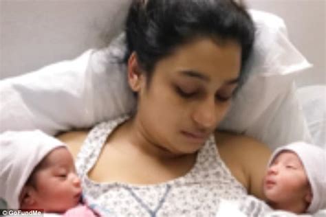 Twins Mom Dies Days After Their Birth And Their Dad Slain Daily Mail