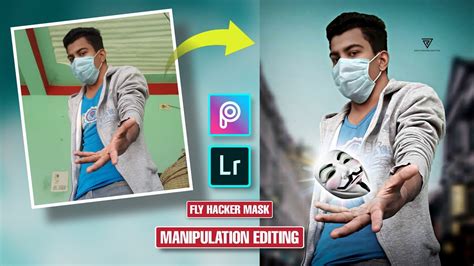 Picsart Fly Hacker Mask Photo Editing Tutorial Step By Step Mask