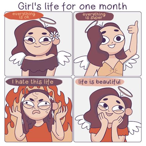 This Artist Illustrated The Problems Girls Face Every Day In 40 Funny