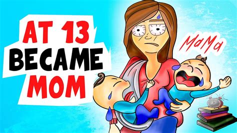 At 13 Became Mom Animated Stories Youtube