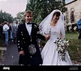 Ally McCoist wife Allison wedding Highland dress kilt bride bouquet ...