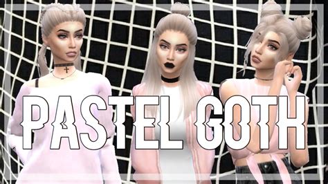 The Sims 4 Cas Pastel Goth Youtube