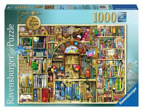 Ravensburger The Bizarre Bookshop 1000 Piece Jigsaw Puzzle Bright