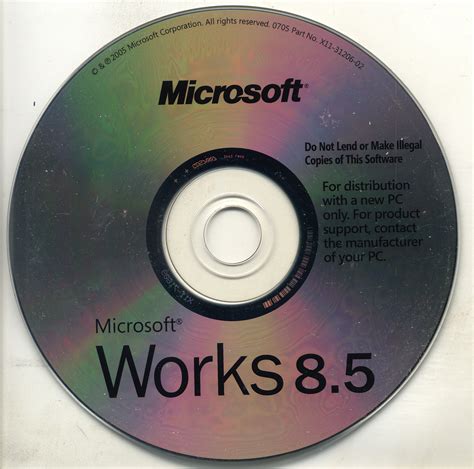 Microsoft Works V85 Oem Win952005eng Free Download Borrow