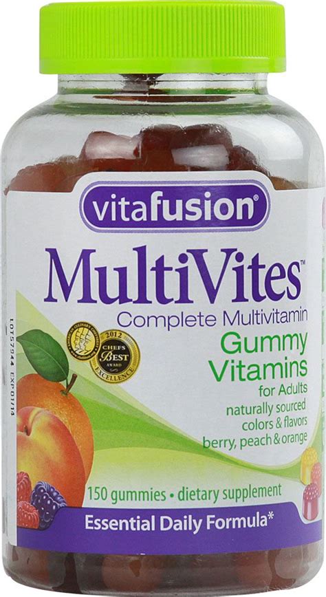 Vitafusion Multivites™ Complete Multivitamin Berry Peach And Orange 150 Gummies Gummy