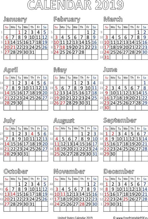 Pin On Us Federal Holidays 2019 Calendar Us 2019 Usa Holiday Dates