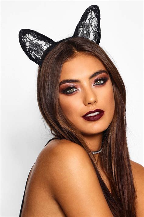 Halloween Lace Cat Ears Halloween Women Cute Halloween Makeup