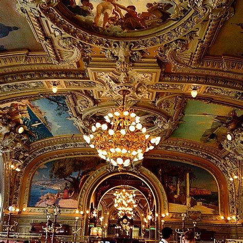 Pour toute demande de renseignements, contact par email : Gare de Lyon... restaurant '' Train Bleu'' | Ceiling art ...