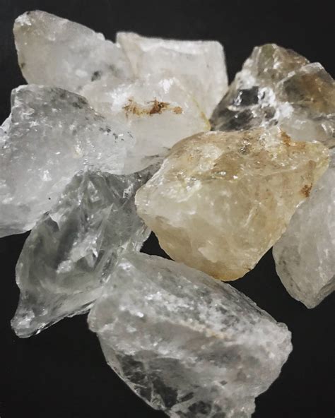 Raw Clear Quartz Crystals Rough Gemstone Chunks Natural Etsy