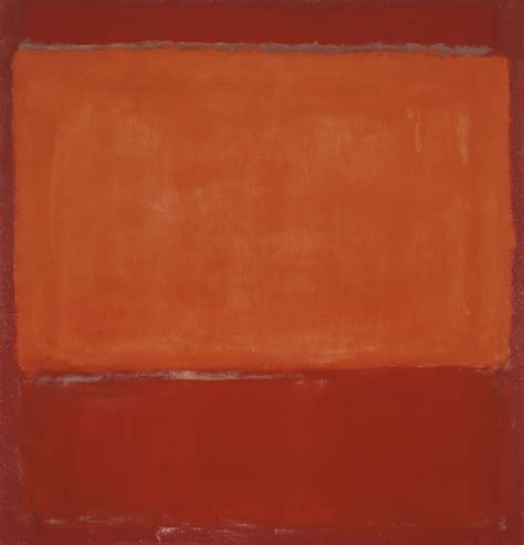 Daily Rothko Mark Rothko Untitled Orange And Red On Red