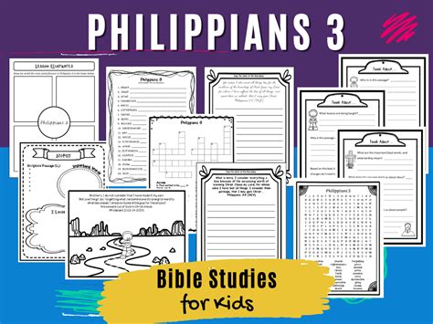 Bible Studies For Kids Philippians 3 Deeper Kidmin