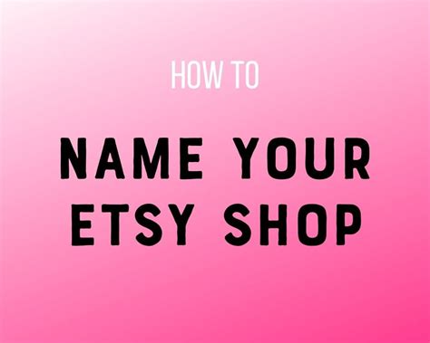 Easy Tips For Naming Your Etsy Shop Ebb And Flow Creative Co