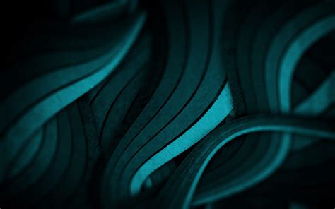 Abstract Turquoise Shapes Material Design