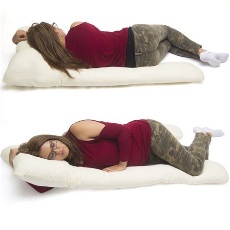 This results in a more comfortable sleeping position and preventing future neck problems. U Shape Total Body Pillow Pregnancy Maternity Comfort ...