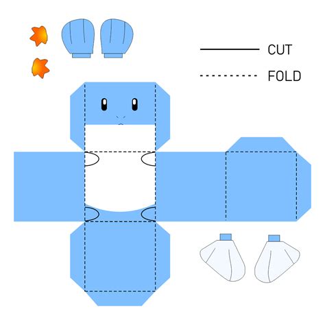 Printable Pokemon Papercraft Templates