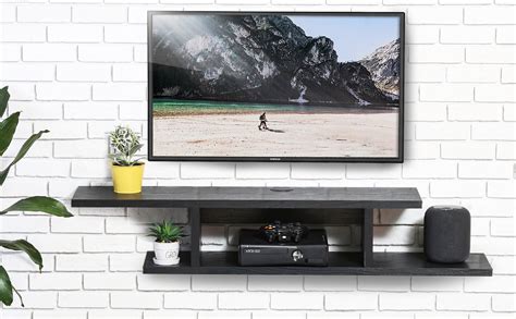 Fitueyes Wall Mounted Media Consolefloating Tv Stand