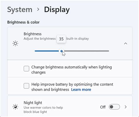 How To Turn Off Or Manage Auto Brightness On Windows 11