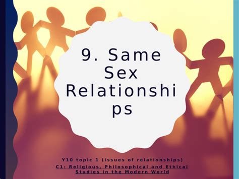 Wjec Eduqas Gcse Religious Studies C1 Relationships 09 Same Sex