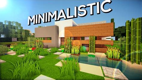 Minecraft Pe Minimalistic Modern House Download Youtube