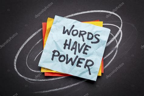 Words Have Power Stock Photo By ©pixelsaway 126309560