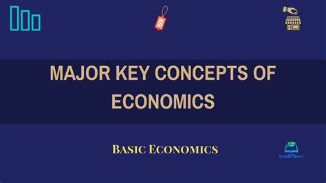 Major Key Concepts Of Economicsbasic Economic Concepts