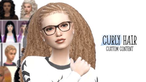 Curly Hair Cc The Best Curls For The Sims Snootysims
