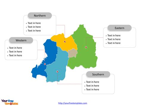 Free Rwanda Editable Map Free Powerpoint Templates