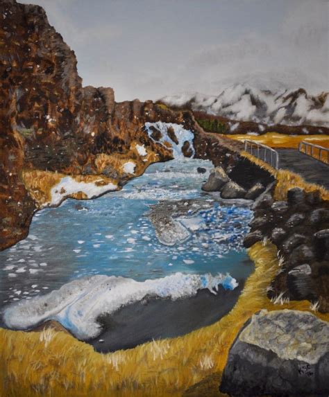 Iceland My First Ever Oil Painting Pics