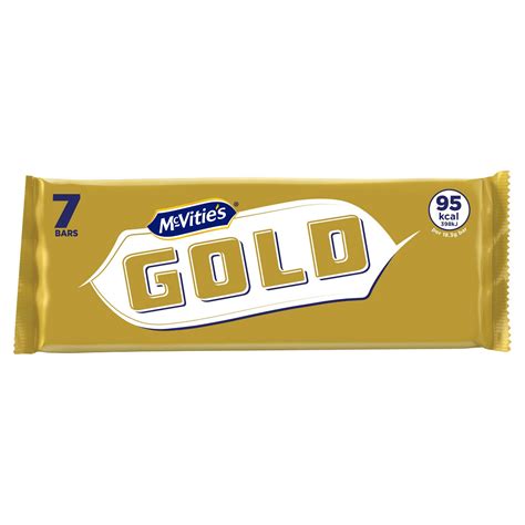Mcvities 7 Gold Bars 124g Biscuits And Beverages Iceland Foods