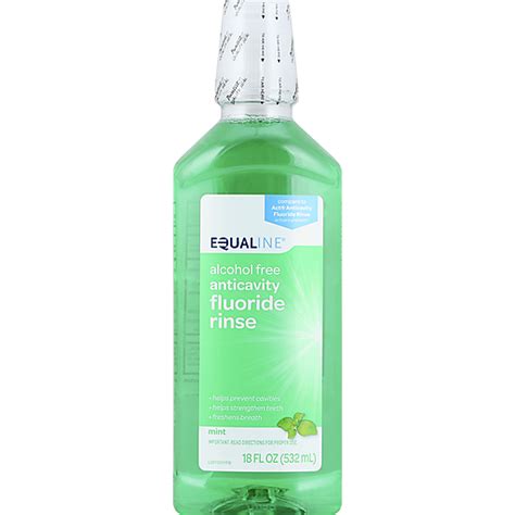 Equaline Fluoride Rinse Anticavity Mint Mouthwash Festival Foods