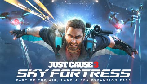 Check the just cause 3 dlc: Just Cause™ 3 DLC: Sky Fortress Pack on Steam