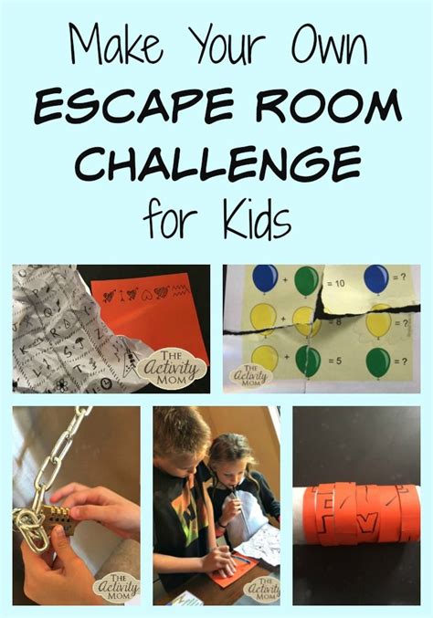 Do your own alignment at home. Make Your Own Escape Room Challenge for Kids - The ...