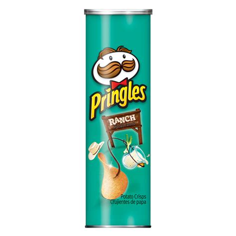 Pringles Ranch 158g Potato Crisps Ranch Potatoes Pringle Flavors
