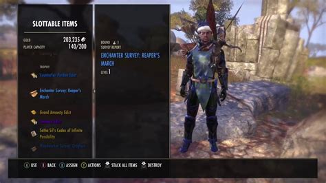 ESO Enchanter Survey Reapers March YouTube
