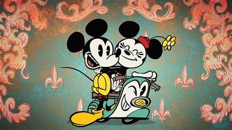 미키와 미니 미키 미니 마우스 벽지 2048x1152 Wallpapertip