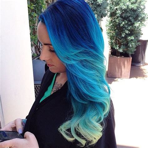 How To Dye Your Hair Blue Diy Patricia Sinclairs Coloring Pages