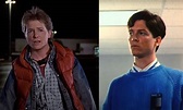 Michael J. Fox und Eric Stoltz in Zurück in die Zukunft • what the film