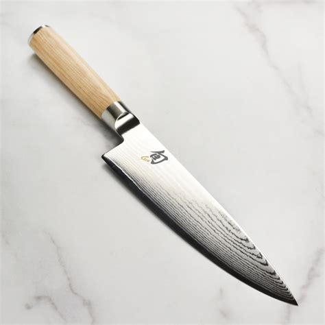 shun classic blonde chef s knife 8 cutlery and more