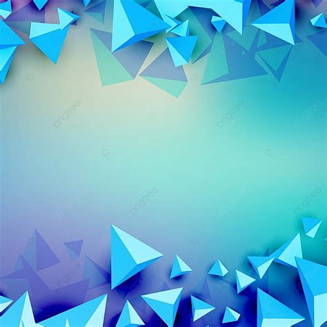 3d Triangle Futuristic Blue Background Futuristic Modern Abstract