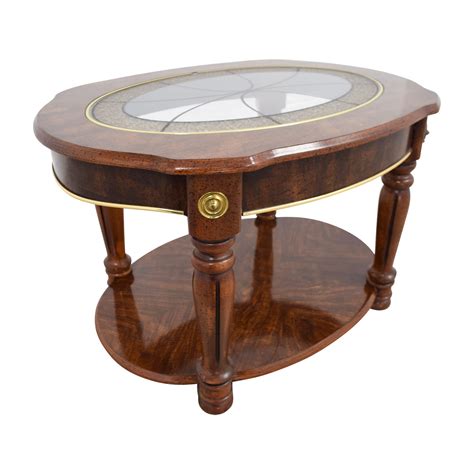 The benefits of having a round coffee table are endless. 85% OFF - Vintage Small Round Coffee Table / Tables