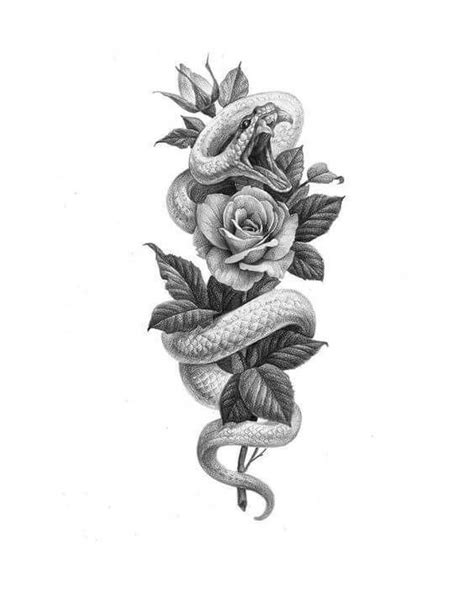 36 Best Snake And Flower Tattoo Designs And Meanings Petpress Snake