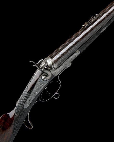 Sold Price A Cased 577 Snider Double Barrelled Hammer Rifle Signed