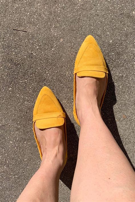 Hello Gorgeous These Mustard Loafer Flats Are Sure To Brighten Your