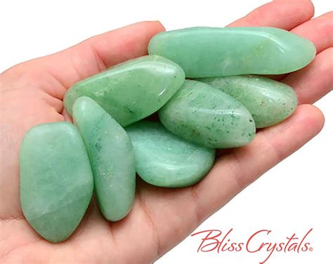 Light Green Aventurine Tumbled Stone Healing Crystal And Stone Etsy